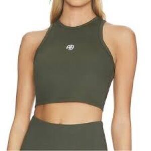 Anine Bing Sport Olive Tank Top